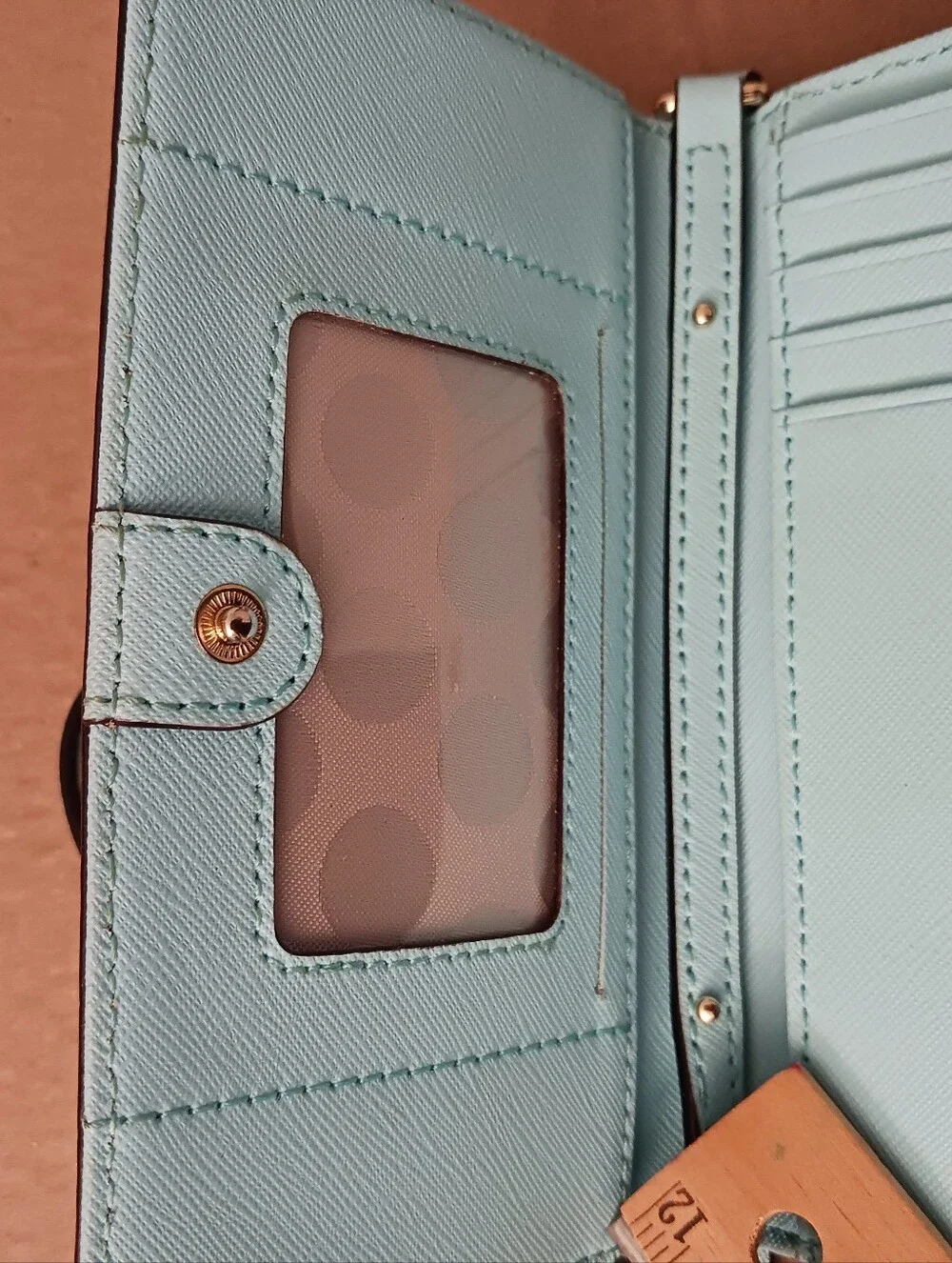 2014 Kate Spade Crossbody Wallet Wristlet IPhone Case Atoll Blue Very Good